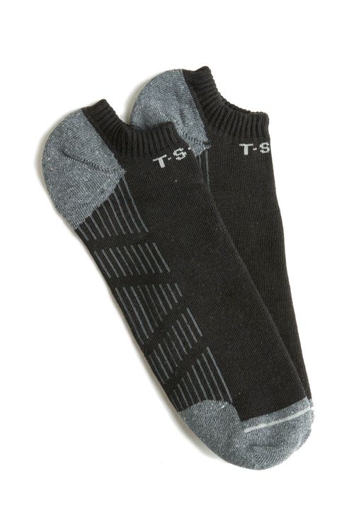 Meia Sapatilha Toscana Preto / Cinza