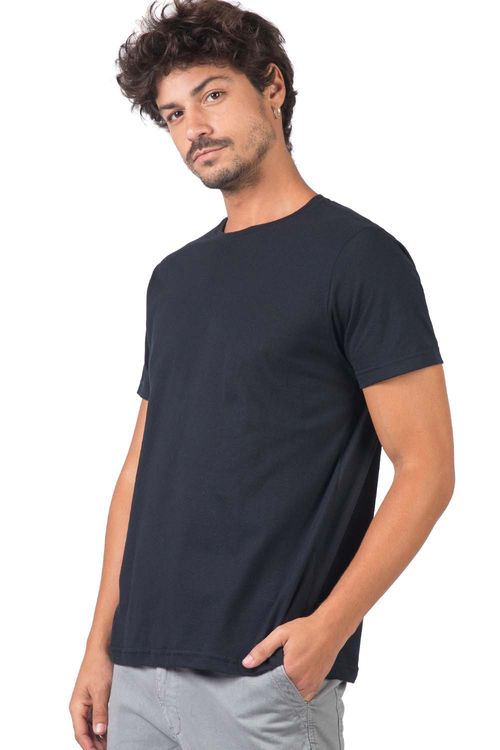 T-Shirt Básica Fit Preto