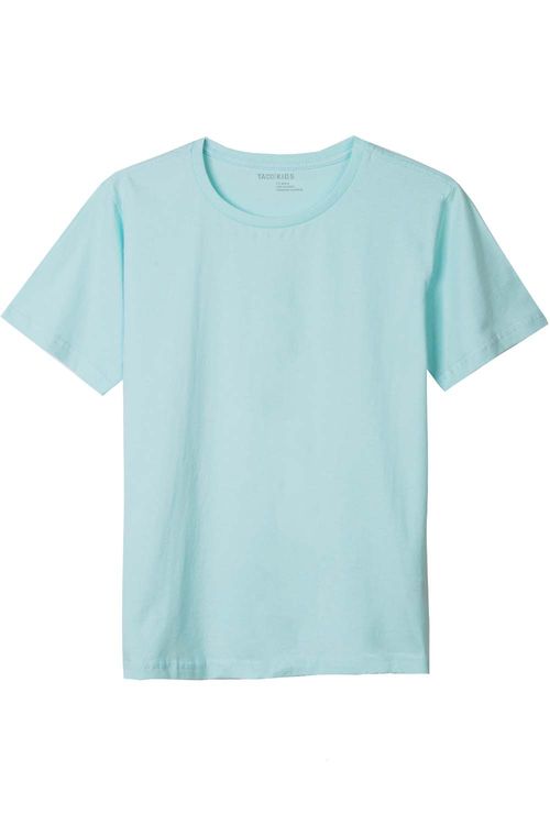 T-Shirt Básica Infantil Fit Verde Claro