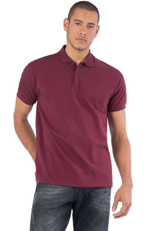 Polo Básica Flex Vinho