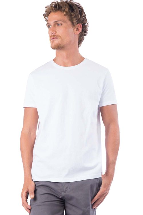 T-Shirt Básica Premium Fit Sem Costuma Branca