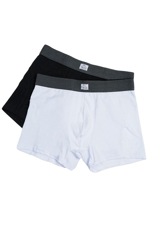 Kit Boxer Preto/Branco