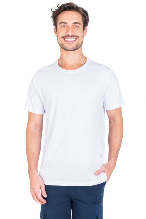 T-Shirt Básica Fit Branca
