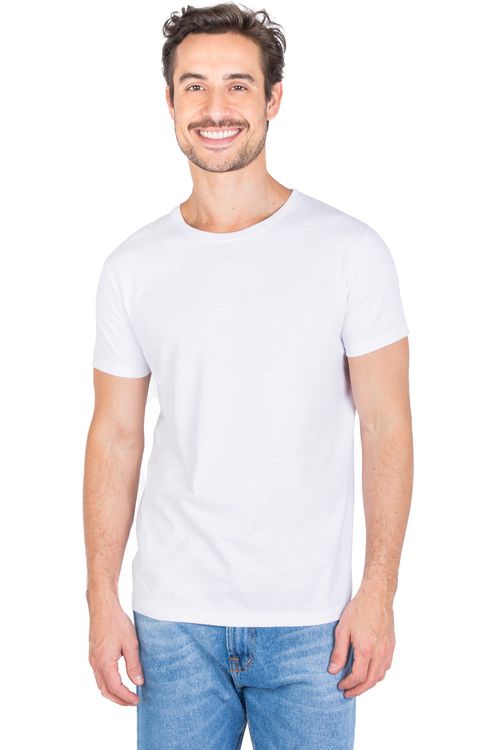 T-Shirt Básica Premium Fit Branca