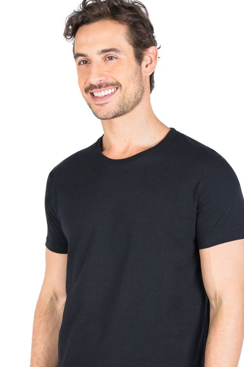 T-Shirt Básica Premium Fit Preta