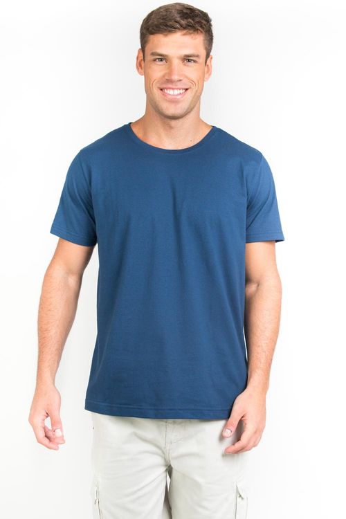 T-Shirt Básica Fit Azul