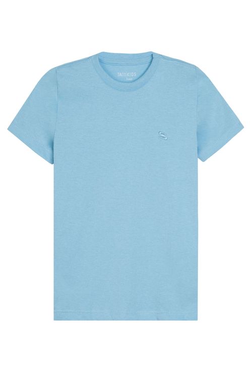 T-Shirt Básica Infantil Azul Clara
