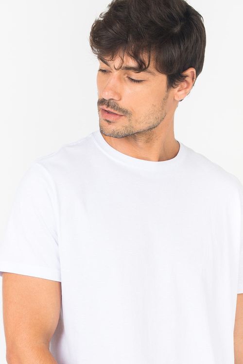 T-Shirt Básica Comfort Branca