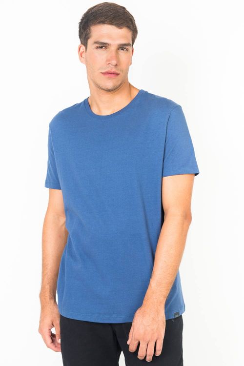 T-Shirt Básica Premium Fit Azul