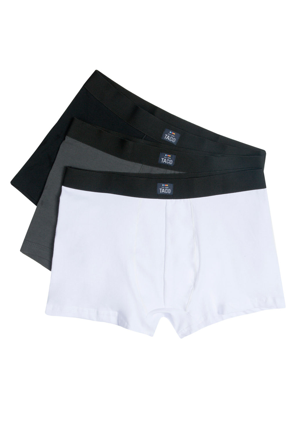 Boxers REEBOK Barlow Algodão, Elastano Homem (S - Preto, Branco