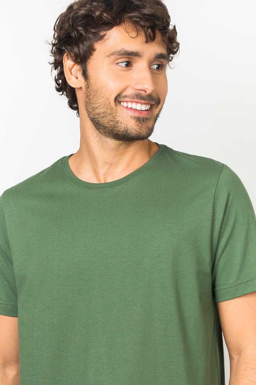 T-Shirt Básica Fit Verde