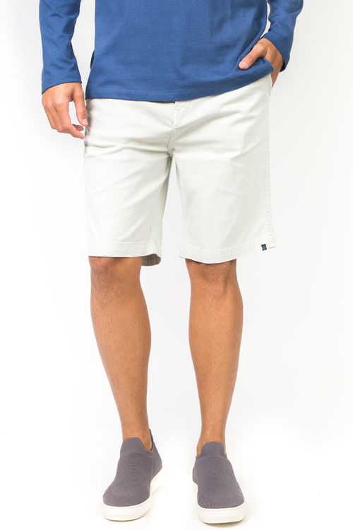 Bermuda Chino Flex Com Cós Elástico Chino