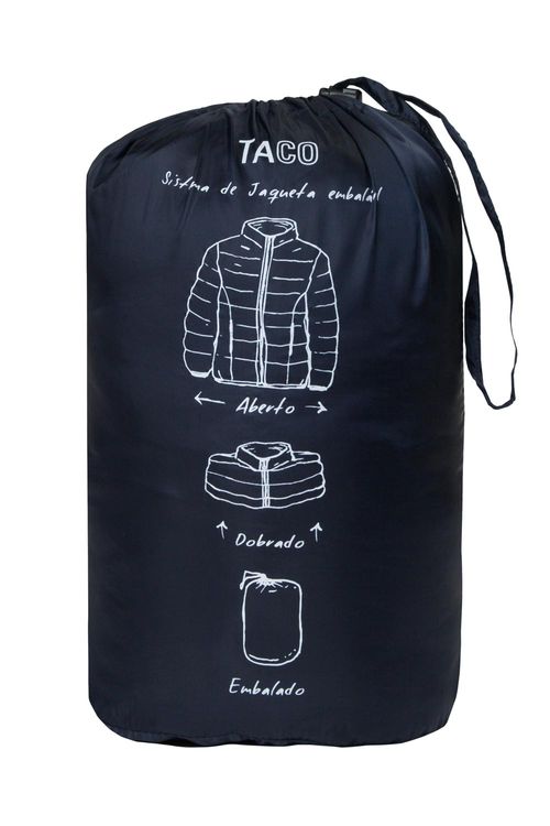 Jaqueta Tech Puffer Com Bag Azul Marinho