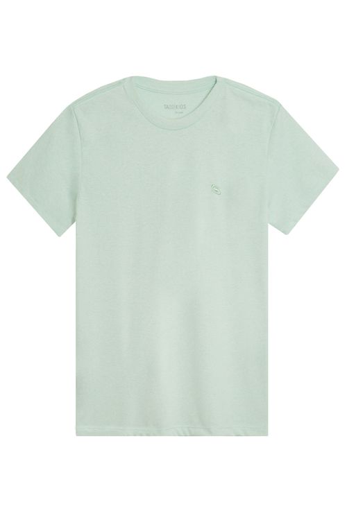 T-Shirt Básica Infantil Verde Clara