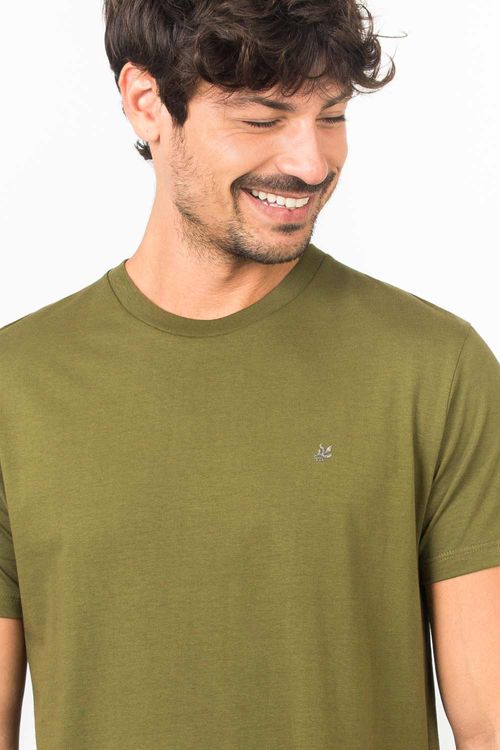 T-Shirt Básica Pima Touch Verde Musgo