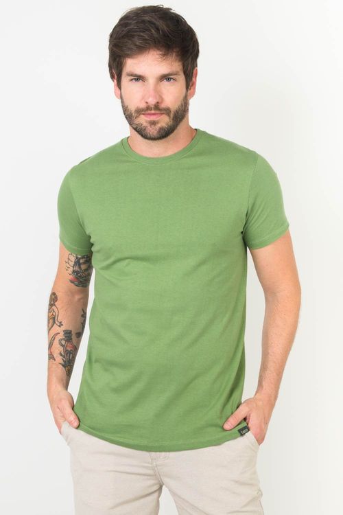 T-Shirt Básica Premium Fit Verde