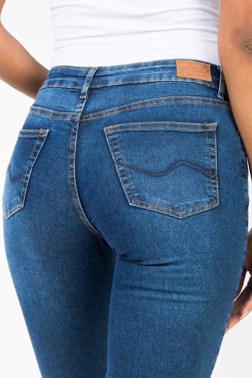 Calça Jeans Straight Destroyer