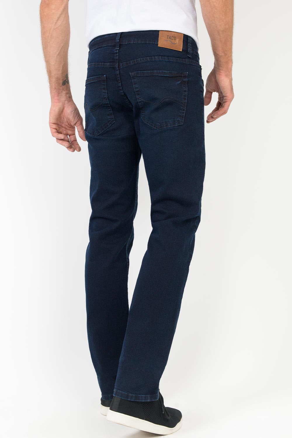 Calça jeans taco masculina shops preço