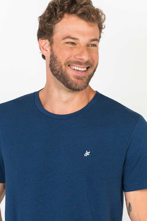 T-Shirt Básica Premium Azul Marinho