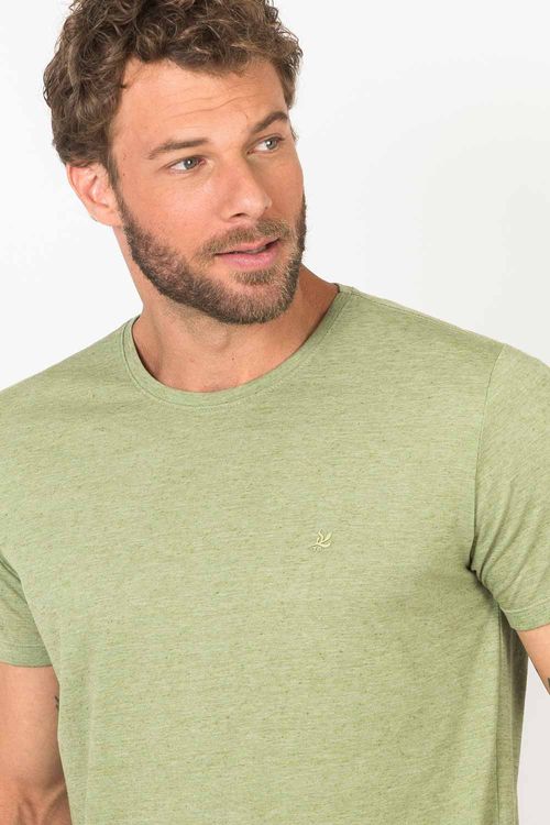 T-Shirt Básica Premium Patch Verde
