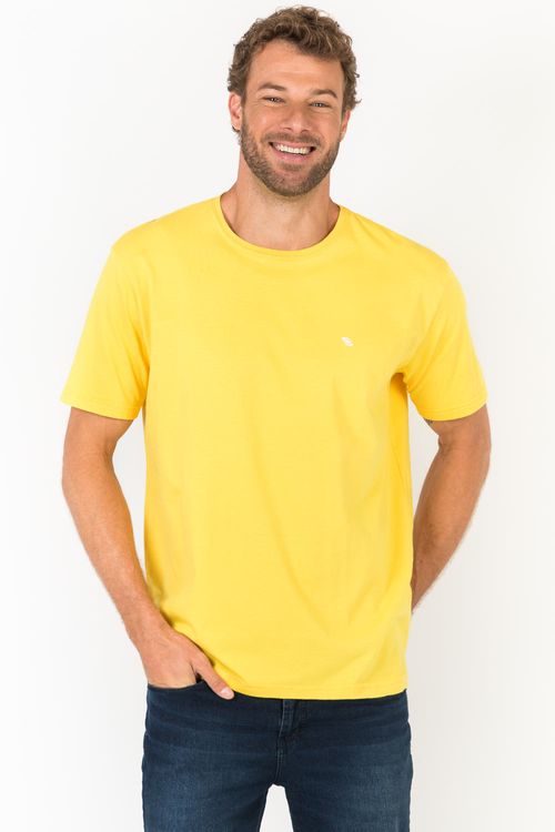 T-Shirt Básica Comfort Fit Amarela