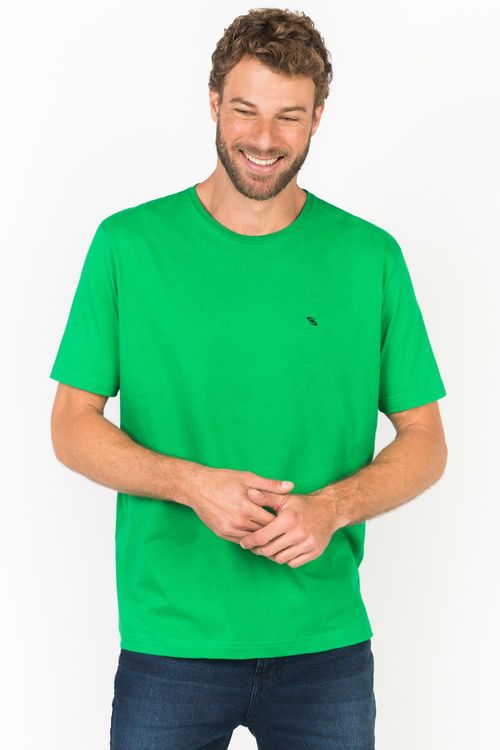 T-Shirt Básica Comfort Fit Verde Bandeira