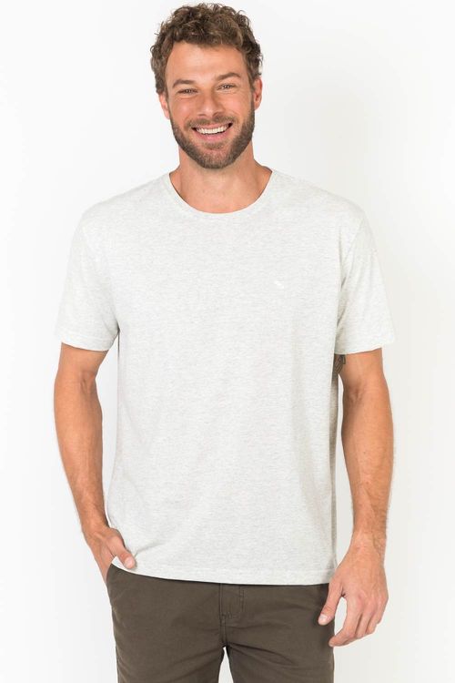T-Shirt Básica Comfort Fit Cru