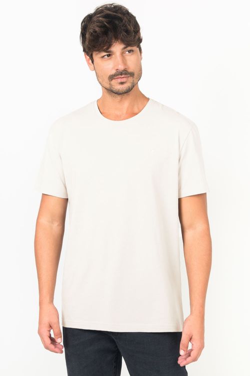 T-Shirt Básica Premium Pima Off White