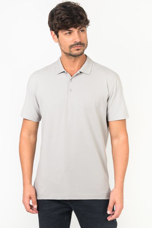 Polo Especial Pima Cinza