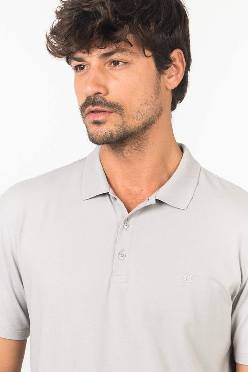 Polo Especial Pima Cinza