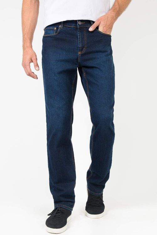 Calça Jeans Straight Super Stone