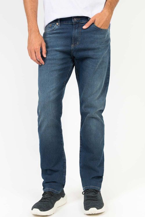 Calça Jeans Straight Super Stone