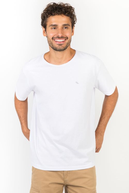 T-Shirt Básica Comfort Fit Branca