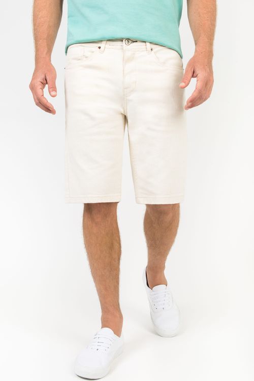 Bermuda Jeans Off White