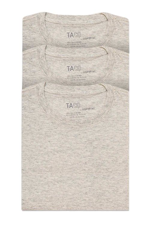 Kit Com 03 T-Shirts Básicas Cru