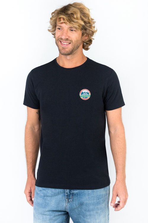 T-Shirt Estampada Surfing Preta