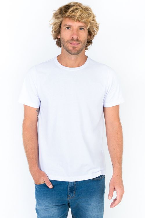T-Shirt Básica Color Fit Branca