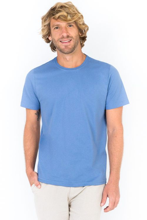 T-Shirt Básica Color Fit Azul