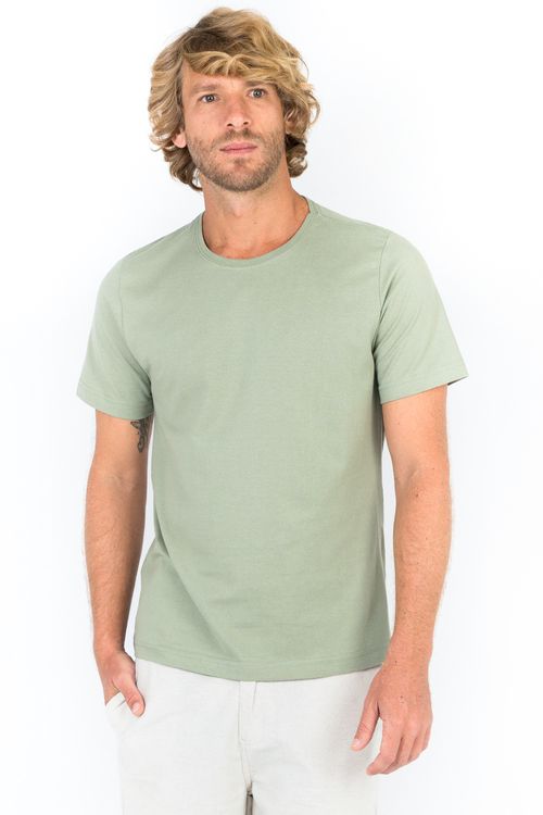 T-Shirt Básica Color Fit Verde