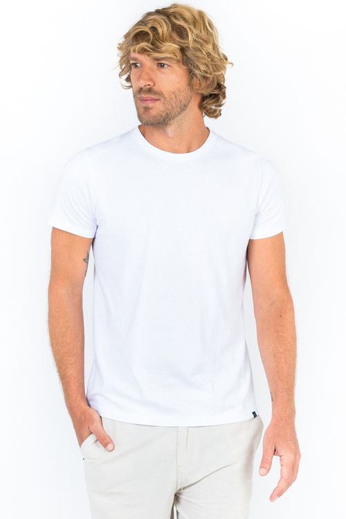 Kit Com 02 T-Shirts Básicas Premium Branco/Preto