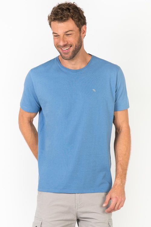 T-Shirt Básica Comfort Fit Azul