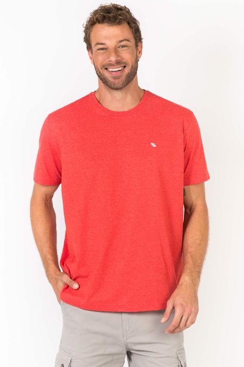 T-Shirt Básica Comfort Fit Vermelho