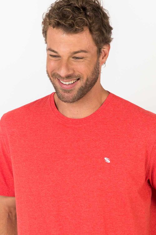 T-Shirt Básica Comfort Fit Vermelho