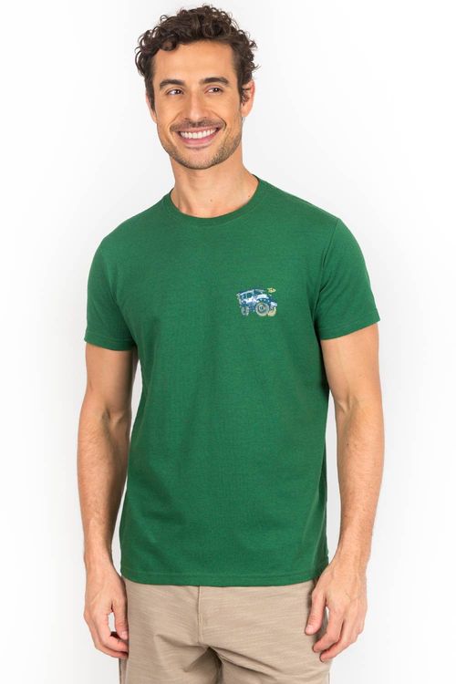 T-Shirt Estampada Verde