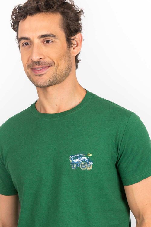 T-Shirt Estampada Verde