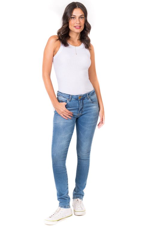 Calça Jeans Skinny Super Comfort Destroyer