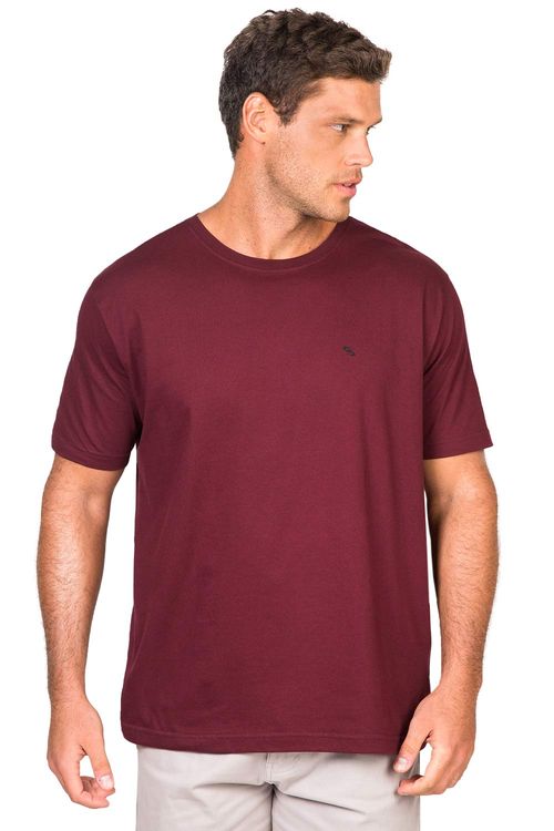 T-Shirt Básica Comfort Fit Vinho