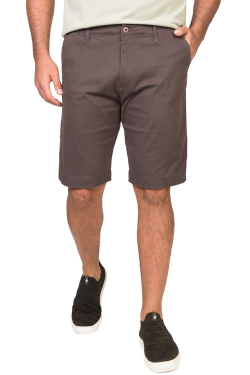 Bermuda Chino Flex Chumbo