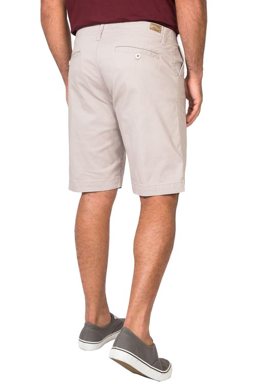 Bermuda Chino Flex Cinza