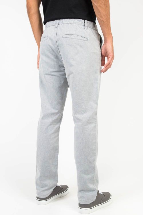 Calça Chino Flex Azul Marinho